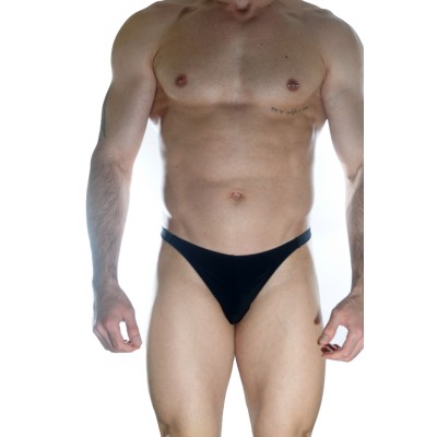Schwarzer Herren-Tanga